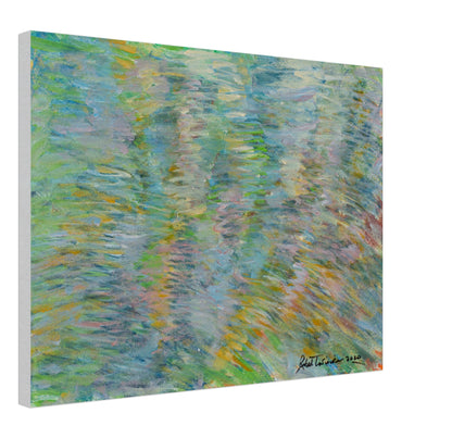 Autumn Colours In Water - Canvas