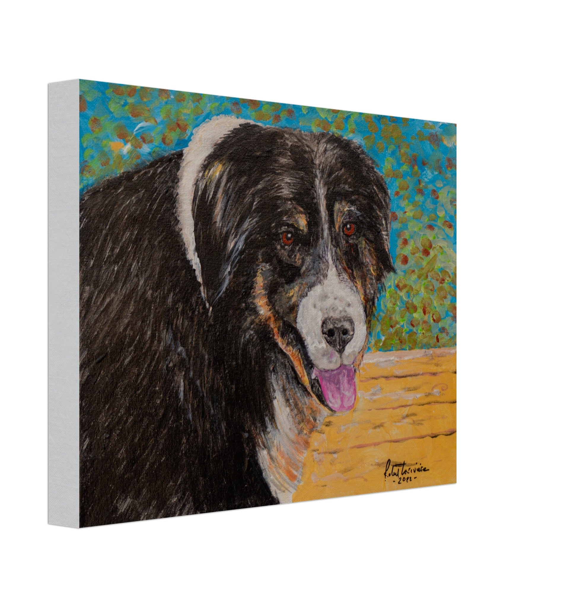 Sadie Canvas Print - Portrait, Australian Shepherd by Robert Lariviere ...