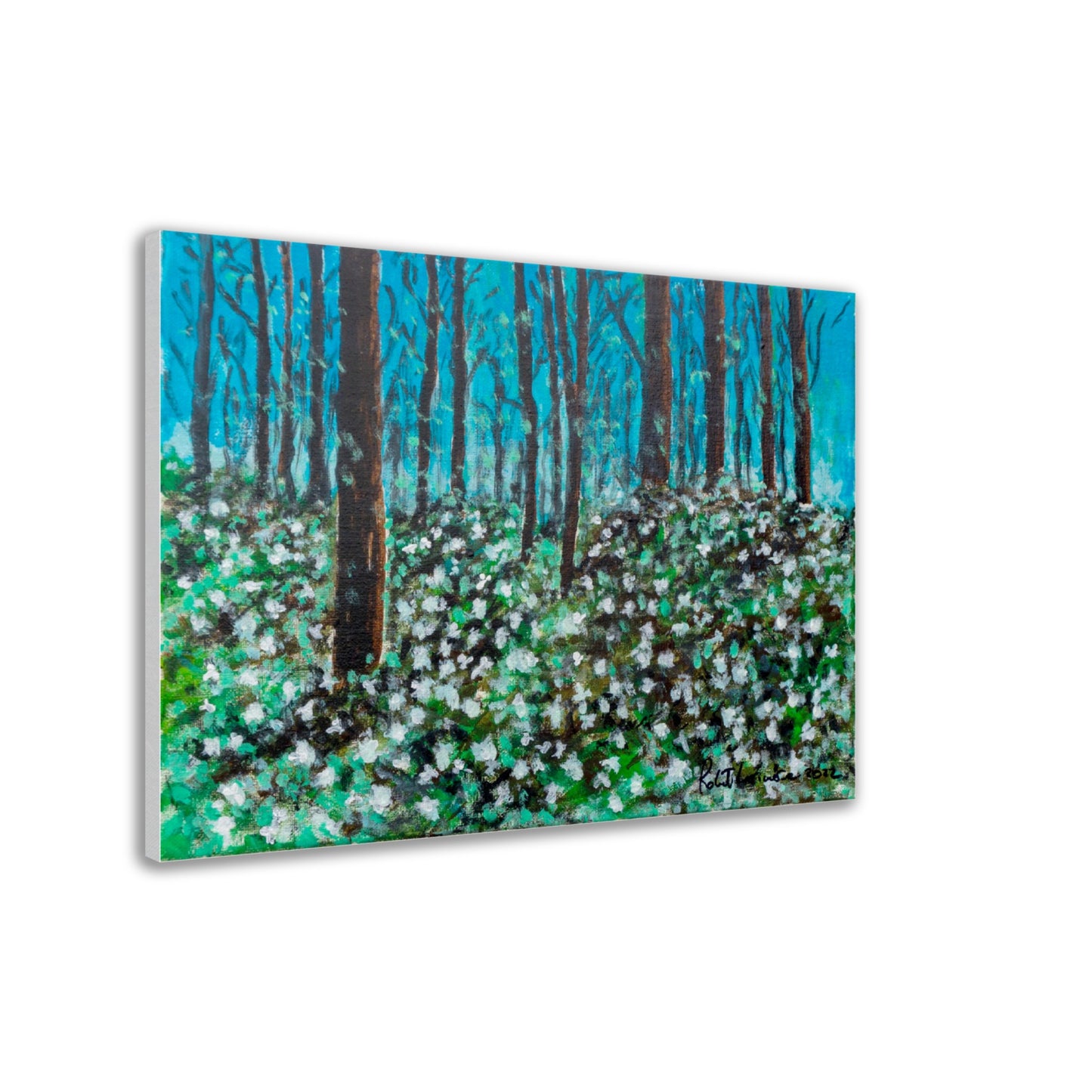 Trilliums in Scouts Valley - Canvas
