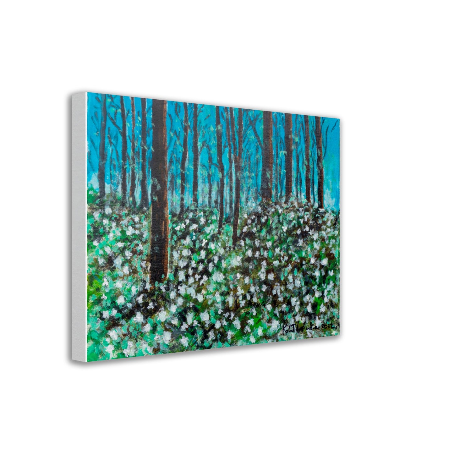 Trilliums in Scouts Valley - Canvas